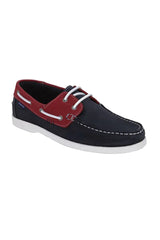 Frehel Boat Shoes - Marine Rouge