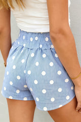 Polka Dot Stripe Casual Shorts