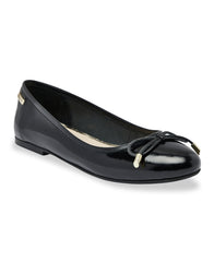Fanfan Ballerina Flats - Black Patent