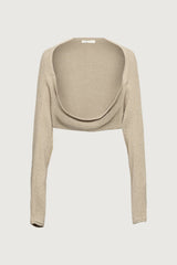 OVERSIZED RIBBED BOLERO