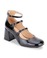 Delphine Boots - Black Patent