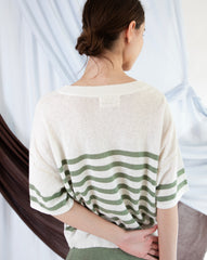 Azzura Top - Field Stripes