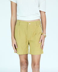 Girl Yves Short - Light Moss