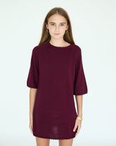 Girl La Bretagne Dress - Plum