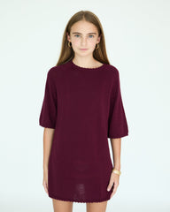 Girl La Bretagne Dress - Plum