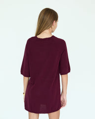 Girl La Bretagne Dress - Plum