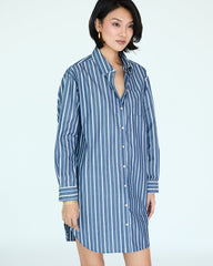 Jules Dress Shirt - Brut Large Stripes