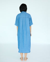 Jim Long Dress Shirt - Medium Blue Chambray