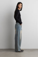 27" VINTAGE WASH REGULAR DENIM JEAN
