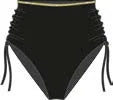 Culotte Haute Mona - Black Beach