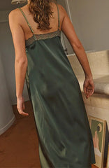 Robe Amanda - Kaki Lace