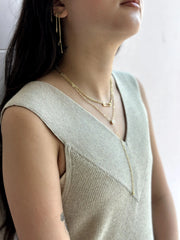 Lola Sleeveless Dress - Gold