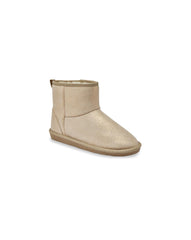 Chimet Lined Boots - Shiny Beige