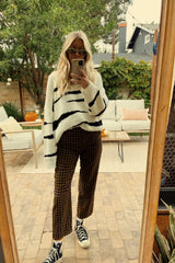 Bishop Tan Checkered Trousers