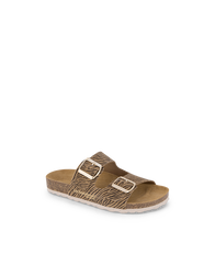 Zatix Mules - Suede Zebra