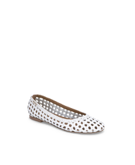 Ziggy Ballerina Flats - White