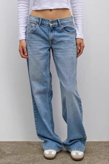 Vintage Leopard Star Patch Jeans