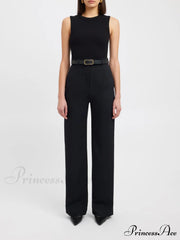 Business Casual Straight Trendy Leg Dress Pants