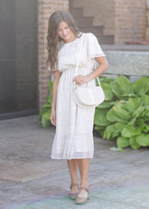 Flutter Sleeve Midi Dress - FINAL SALE
