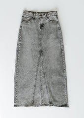Genevieve A-line Denim Maxi Skirt - FINAL SALE