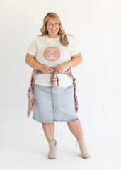 Inherit Logo Threaded with Purpose Graphic T-shirt - FINAL SALE