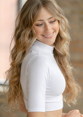 Mockneck Elbow Sleeve Halftee - FINAL SALE
