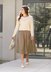 Polka Dot A-line Skirt - FINAL SALE