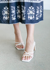 Square Toe Block Heel Sandal - FINAL SALE