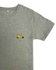 Loic Men T-Shirt - Grey Vespa