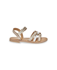 Badalia Girl Sandals - Nude Multi