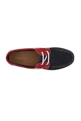 Frehel Boat Shoes - Marine Rouge