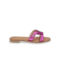 Hanita Mules - Rose Metallic