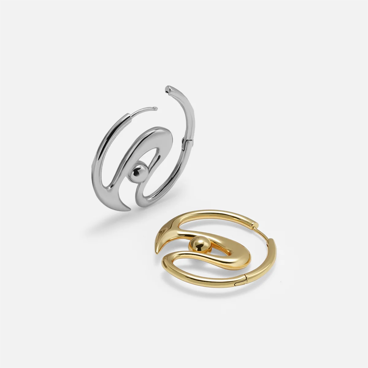 LIQUID ORBIT EARRINGS