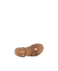Belle Girl Sandals - Choco Zebra