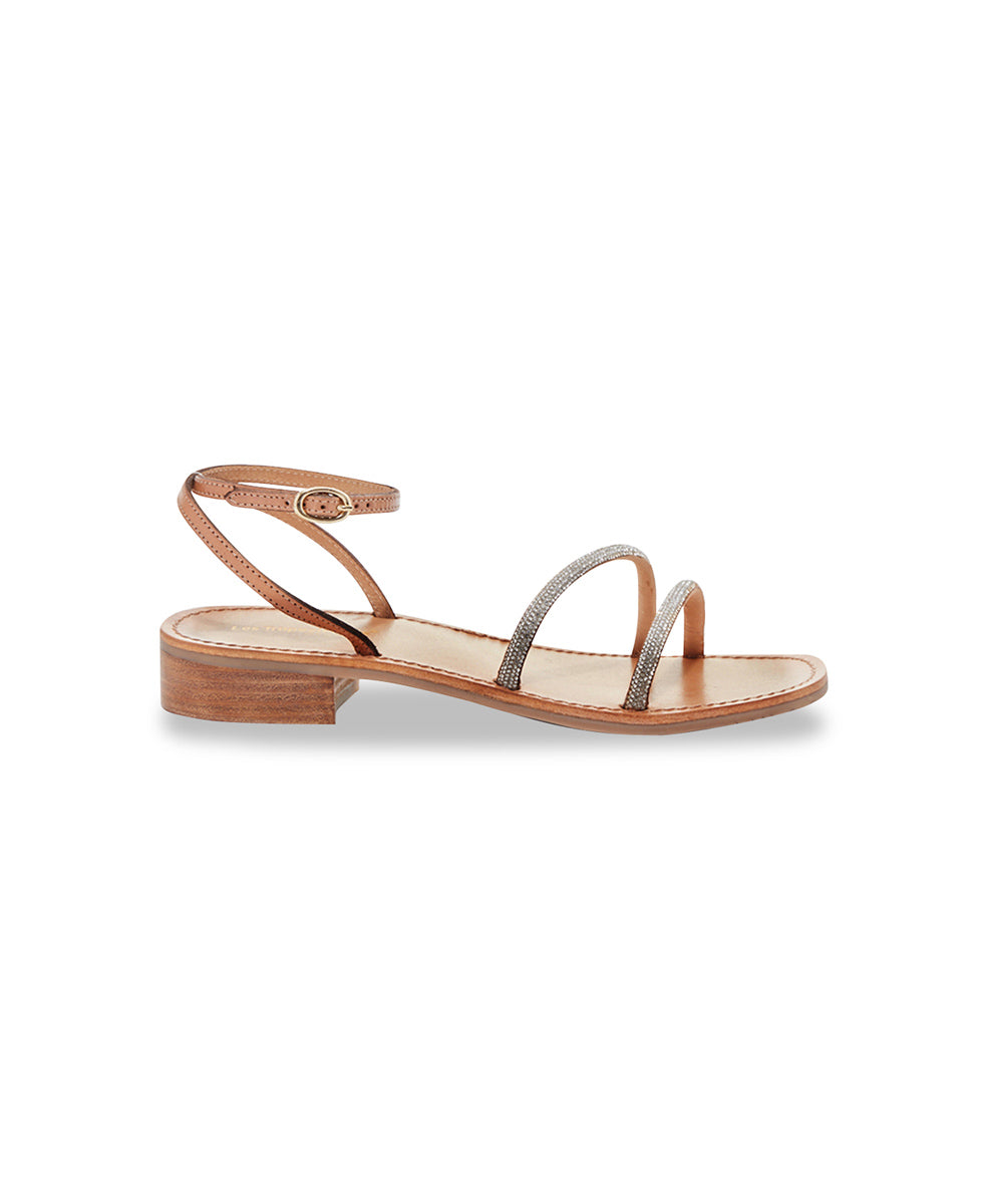 Hoda Low Heels - Nude Silver