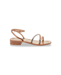 Hoda Low Heels - Nude Silver