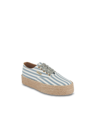 Cosmic Lace-Up Sneakers - Blue Marine Stripes