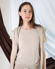 Marcelle T-Shirt (Round Neck) - Hay Day