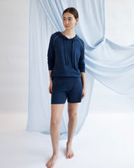 Georges Hoodie - Indigo Denim