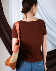 Marcelle T-Shirt (V-Neck) - Sierra Brown Shimmer