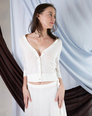 John Cardigan - White