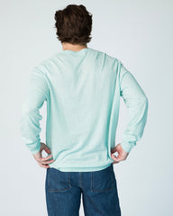 Marco Long T-Shirt (V-Neck) - Chalk Blue