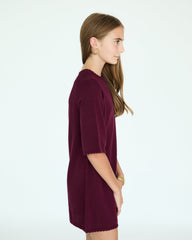 Girl La Bretagne Dress - Plum