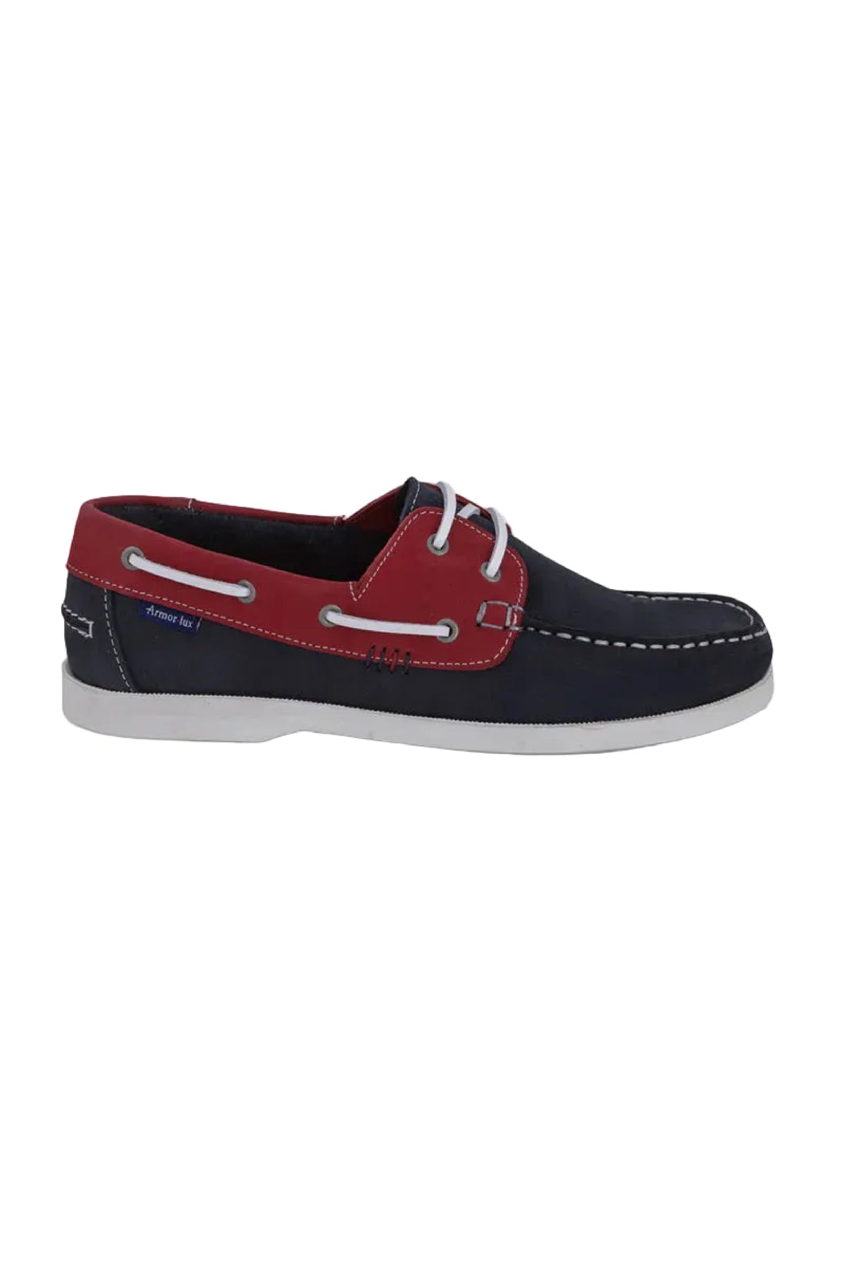 Frehel Boat Shoes - Marine Rouge
