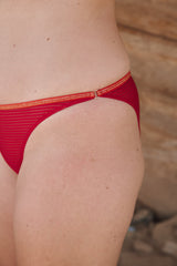 Culotte Rosa - Red Stripes