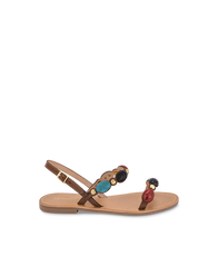 Halep Sandals - Tan Multi