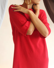 La Bretagne Dress - Red