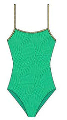 1 Piece Azia Beach -  Deep Green