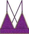 Triangle Ambre - Purple