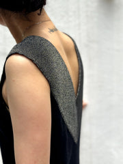Lola Sleeveless Dress - Pitch Black